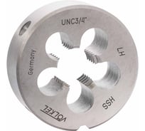 Плашка Volkel левая UNC 3/4 -10 DINEN22568 HSS 45x18мм V23230