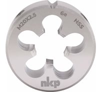 Плашка NKP М20 шаг 2.5мм DINEN22568 HSS 6e 45х18мм 239200N