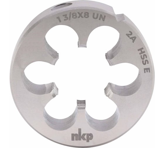 Плашка NKP UN 1.3/8 -8 DINEN22568 HSSE 65x25мм 29910380UN08