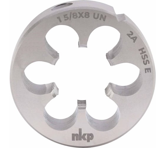Плашка NKP UN 1.5/8 -8 DINEN22568 HSSE 75x20мм 29910580UN08