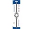 Плашкодержатель для плашек КОБАЛЬТ М10-М11, размер плашек 30х11 мм, длина 260 мм, 5 фиксирующих винтов, оцинк. корпус, блистер 926-188 2