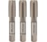 Метчик Volkel М18 шаг 2.5мм комплект из 3-х шт. DIN352 HSS-G V27362 1