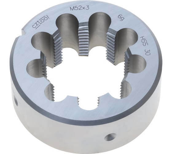 Плашка Bucovice Tools M52x3,0 HSS 60 гр. 6g 90x22мм DIN EN22568 240521
