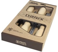 Набор из 4 плоских стамесок Narex Wood Line Profi светлые (8,10,16,32) 863110