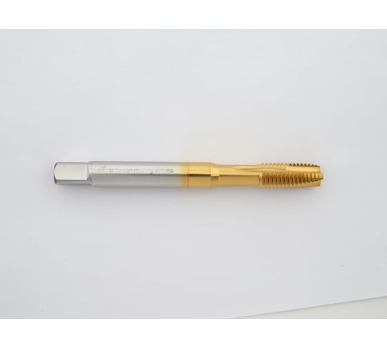 Метчик CNCINS М10х1,5 для сквозных отверстий, DIN371, с покрытием TiN TSP1.M10х1,5.6H.DIN371.TiN.M35