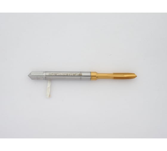 Метчик CNCINS М5х0,8 для сквозных отверстий, DIN371, с покрытием TiN TSP1.M5х0,8.6H.DIN371.TiN.M35