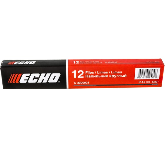 Напильник ECHO 4,0 12 шт C-3300021