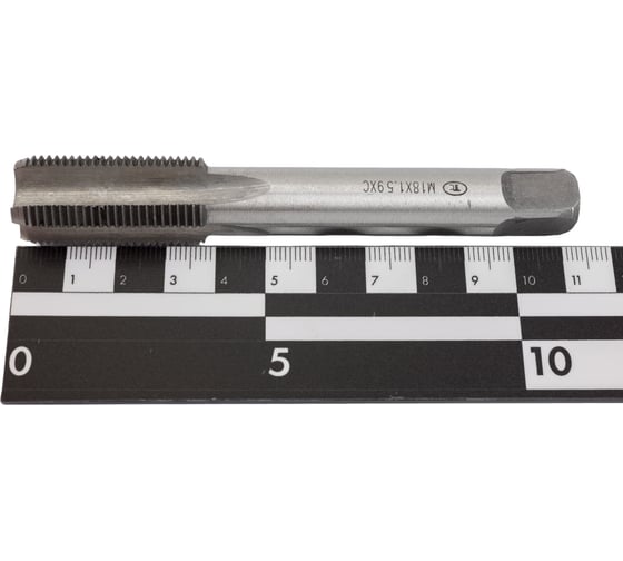 Машинно-ручной метчик ТехноСталь М18x1.5, 9ХС, компл 2шт., t171457