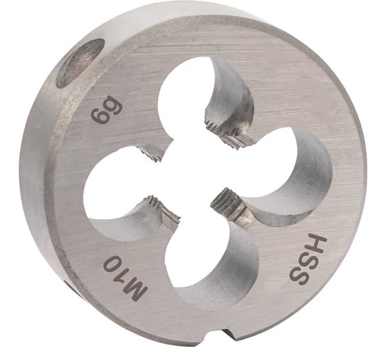 Плашка H-Tools М10 шаг 1.5мм DINEN22568 HSS-G 6g 30х11мм 237100TXHT