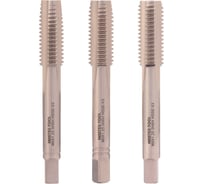 Метчик MASTER-TOOL М8 шаг 1.25мм комплект из 3х шт. DIN352 HSSEV3 5h6h 317210HT