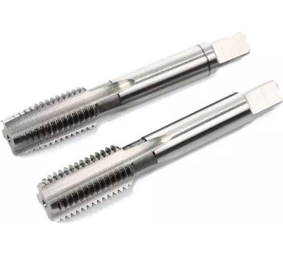Метчики ручные GARWIN M4x0.7, DIN 352, HSS, 6H, комплект из 2 штук GM-TC04070