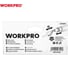 Инструмент для снятия заусенцев PRO WORKPRO (алюм. ручкой + 3 лезвия HSS), WP309010 3