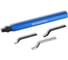 Инструмент для снятия заусенцев PRO WORKPRO (алюм. ручкой + 3 лезвия HSS), WP309010 1