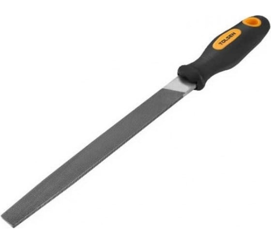 Плоский напильник TOLSEN с комбинированными ручками 200 мм 32001