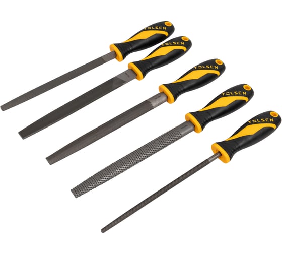 Набор напильников TOLSEN 5 предметов 200 мм 32038 1