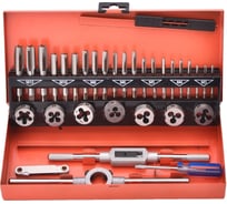 Профессиональный набор метчиков и плашек HARDEN 32 предмета 610453