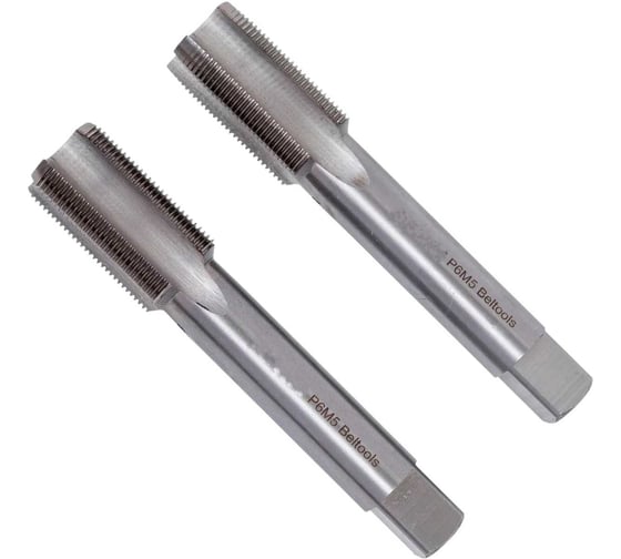 Метчик машинно-ручной Beltools M33x2, Р6М5, исполнение 2, ГОСТ 3266-81, 2 шт. ri.114.2002