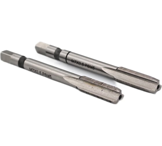 Машинно-ручной метчик TORNERI М 7x0.5 комплект из 2-х штук Р6М5 040710