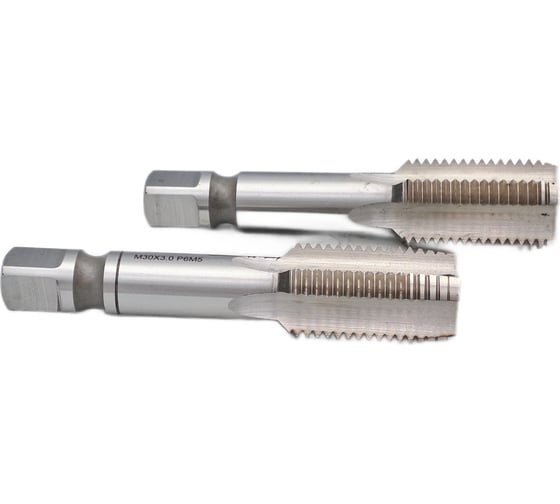 Машинно-ручной метчик TORNERI М30x3 комплект из 2-х штук Р6М5 028696