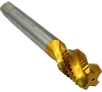 Машинно-ручной метчик для глухих отверстий TORNERI М30x3.5 HSSE 6H DIN376 TiN с винтовой канавкой 039067