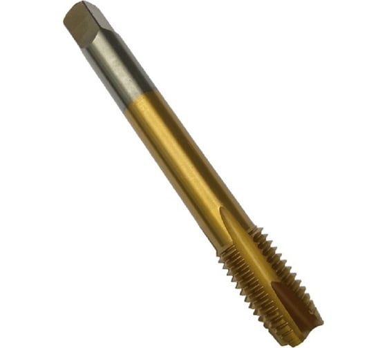 Машинно-ручной метчик для сквозных отверстий TORNERI М30x3.5 HSSE 6H DIN376 TiN 043922 1