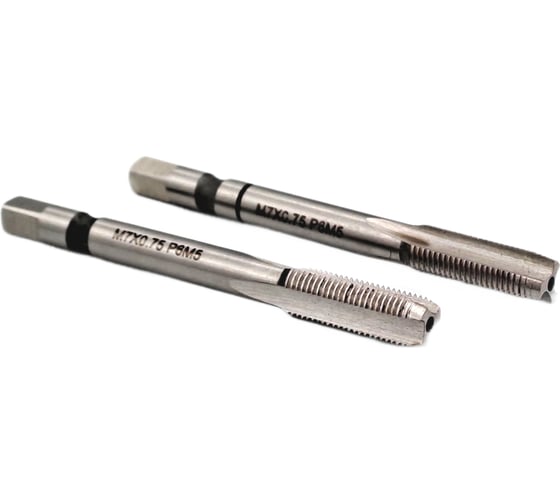 Машинно-ручной метчик TORNERI М 7x0.75 комплект из 2-х штук Р6М5 034443