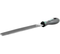 Напильник Abraforce плоский остроносый, 200 мм, с рукояткой, перекрестная насечка №2 АМ154583