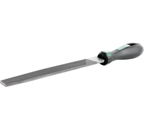 Напильник Abraforce плоский остроносый, 200 мм, с рукояткой, перекрестная насечка №2 АМ154583