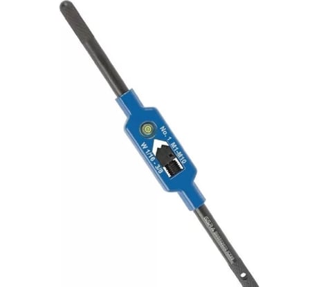 Метчикодержатель GSR DIN 1814 Nr. 0 M 1-8 Silver с уровнем L-130 mm B08802020