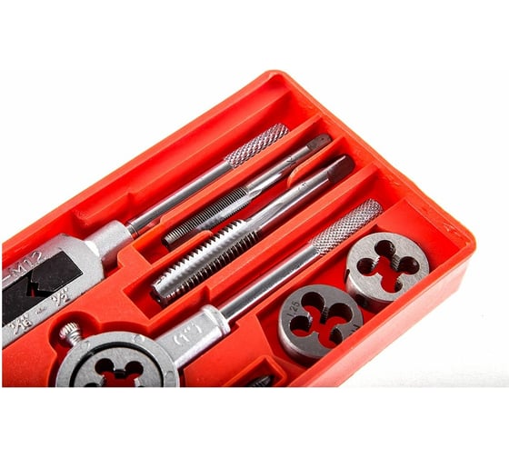 Набор метчиков и плашек Hammer Flex 601-039 12 шт 400856