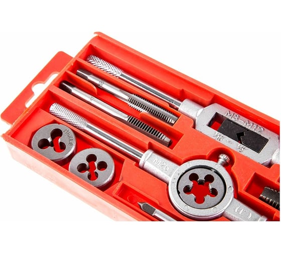 Набор метчиков и плашек Hammer Flex 601-039 12 шт 400856