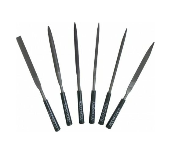 Набор надфилей Rockforce L-180 мм, 5мм, 6 предметов RF-6162  RF-6162(50153)
