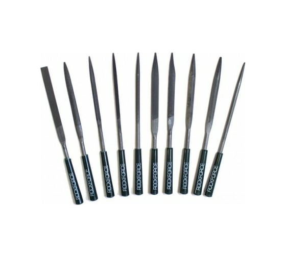 Набор надфилей Rockforce 10 предметов L-180мм, 5мм RF-6165 RF-6165(50155)