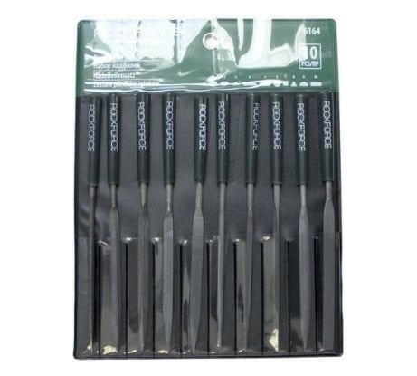 Набор надфилей Rockforce L-160 мм, 4 мм, 10 предметов RF-6164(50157)