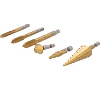 Комплект разверток, метчиков, цековок DRAUMET 6ч. 7288