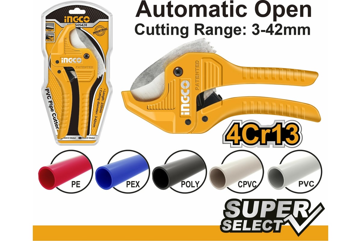 Ножницы для резки пластиковых труб INGCO HPCS05428 - выгодная цена ...