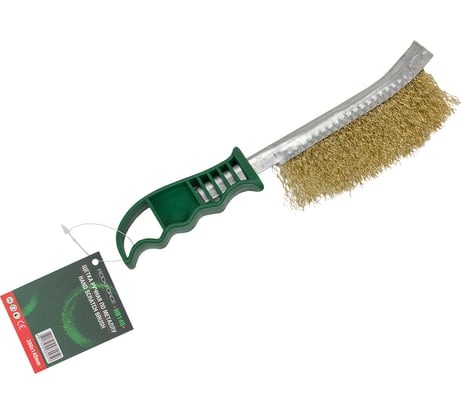 Щетка по металлу ROCKFORCE ручная, с пластиковой ручкой RF-HB140(49287)