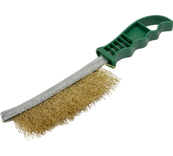 Щетка по металлу ROCKFORCE ручная, с пластиковой ручкой RF-HB140(49287)