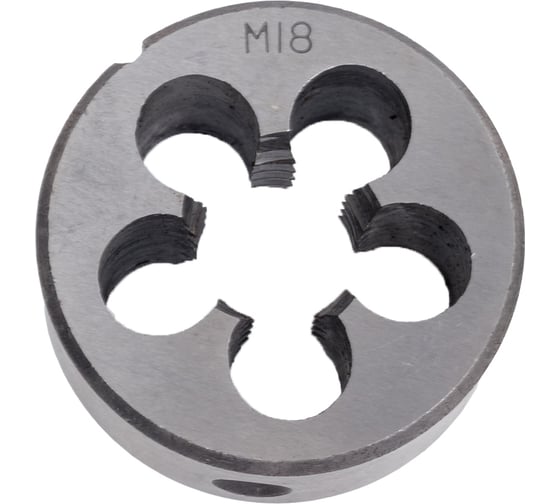 Плашка ROCKFORCE M18x2.5, в пластиковом футляре RF-DIE18x2.5 1