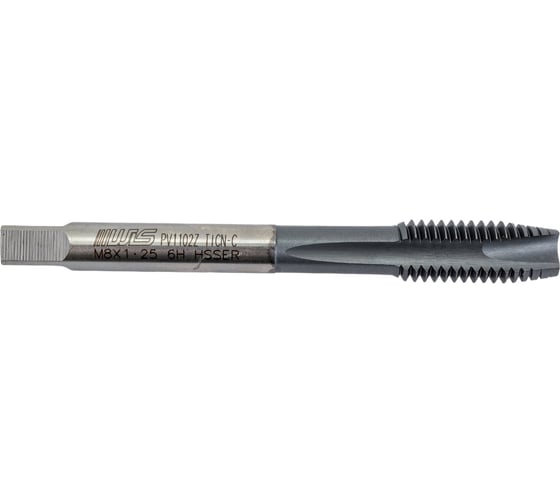 Метчик Partner M8x1.25 HSSE прямая канавка, со спиральной подточкой, H6, TiAlN (серия TS02) 319080