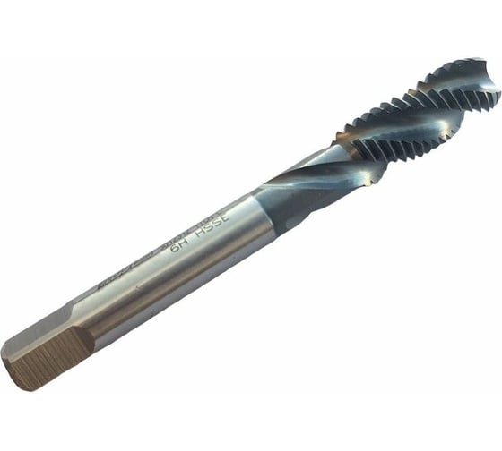 Метчик Partner M12x1 HSSE спиральная канавка 38, H6, TiAlN (серия TS01) 317123 1