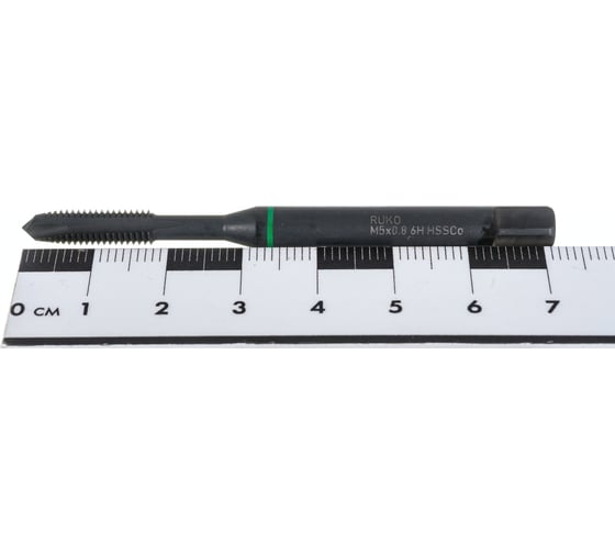 Машинный метчик RUKO М5, шаг 0.8 мм HSSE-VAP 232050VA
