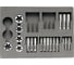 Набор метчиков и плашек Bucovice Tools M24 M3-M24, HSS, 60пр 340240 2