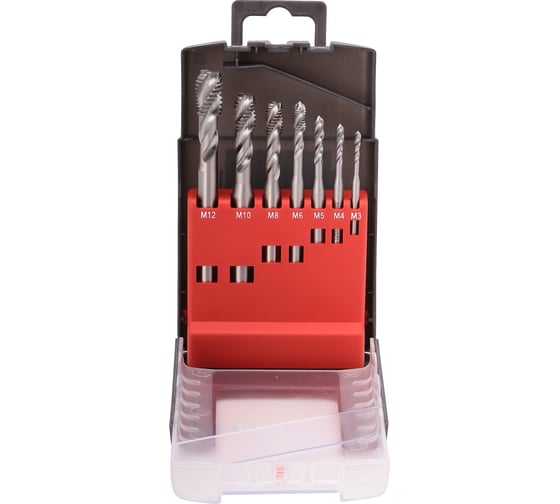 Набор машинных метчиков Bucovice Tools М3-М12, HSS 105002