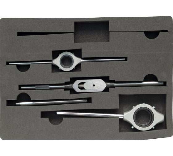 Набор метчиков и плашек Bucovice Tools M24 M3-M24, 115CrV3, 60пр 310240