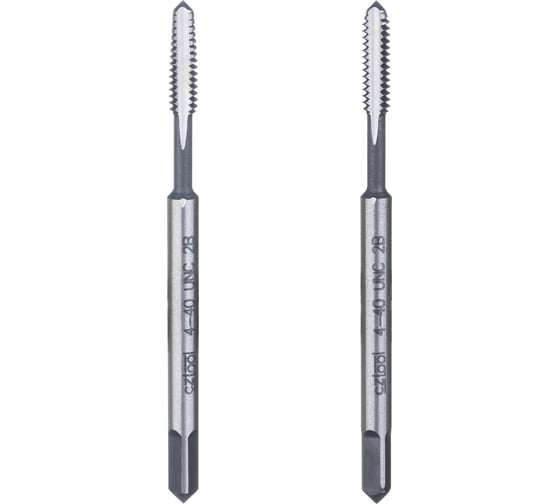 Набор метчиков Bucovice Tools UNC №4 -40, 115CrV3, 2-х шт 115004-2