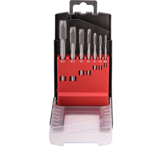 Набор машинных метчиков Bucovice Tools М3-М12, HSS 105001