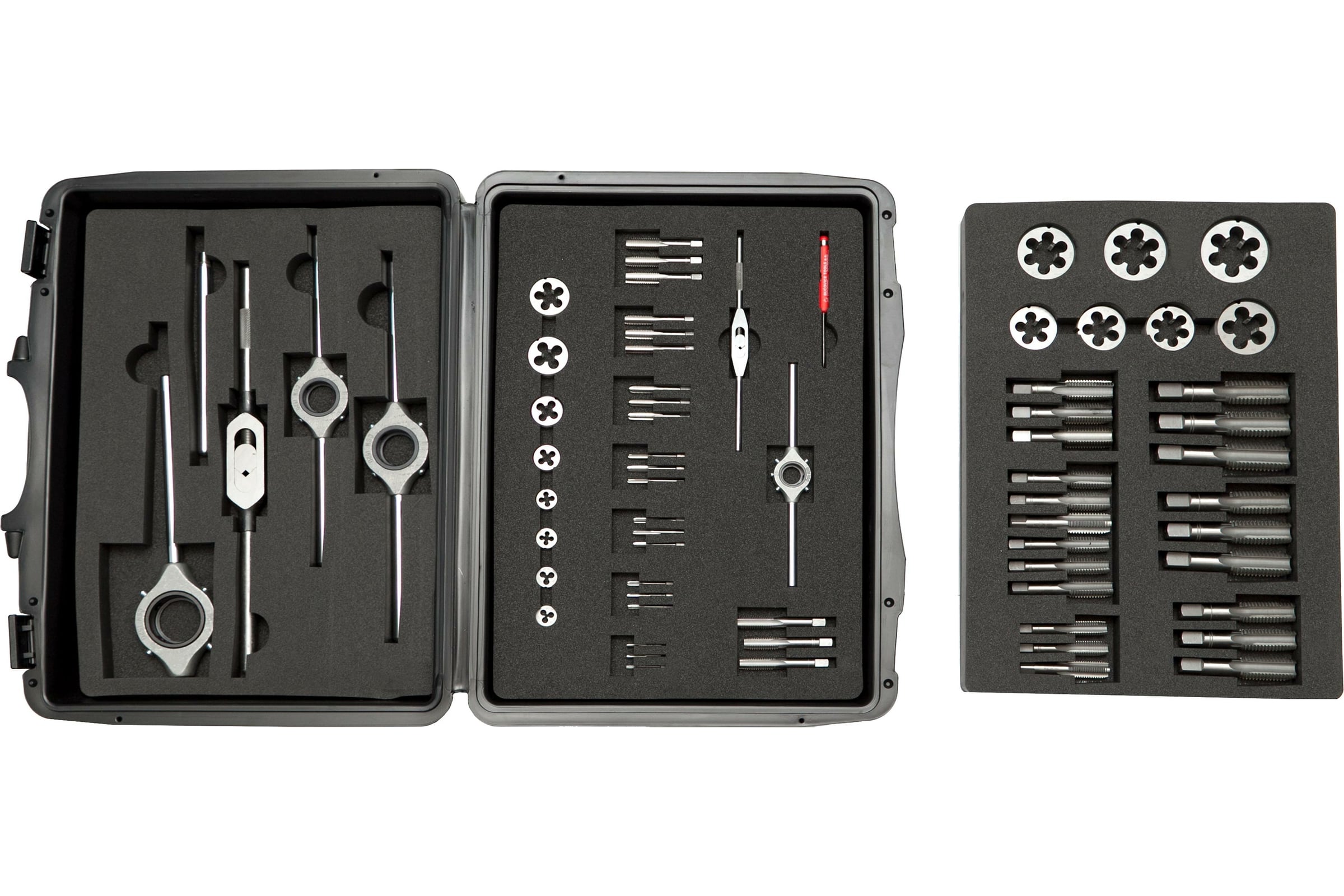 TM-m30 6台セット Набор метчиков и плашек Bucovice Tools M30 M3-M30, HSS, 73пр