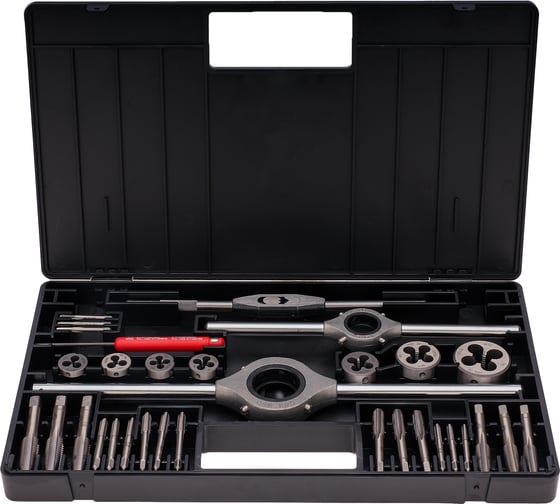 Набор метчиков и плашек Bucovice Tools M1-II M3-M12, HSS, 34пр 340120