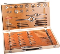 Набор метчиков и плашек Bucovice Tools M3-II MF4-MF14 115CrV3, 64 предмета 310141